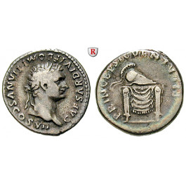 Römische Kaiserzeit, Domitianus, Denar 82, ss+