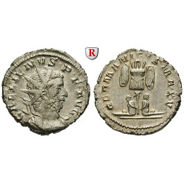Römische Kaiserzeit, Gallienus, Antoninian 257-258, ss-vz/vz