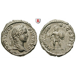 Römische Kaiserzeit, Caracalla, Denar 208, ss-vz