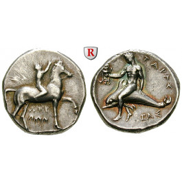 Italien-Kalabrien, Taras (Tarent), Didrachme 302-280 v.Chr., ss-vz/vz