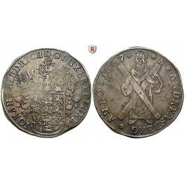 Braunschweig, Braunschweig-Calenberg-Hannover, Johann Friedrich, Reichstaler 1667, ss