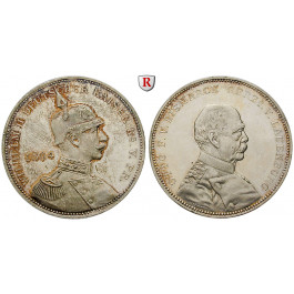 Brandenburg-Preussen, Königreich Preussen, Wilhelm II., Silbermedaille 1894, vz