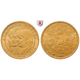 Rumänien, Michael I., 20 Lei 1944, 5,9 g fein, vz/vz-st