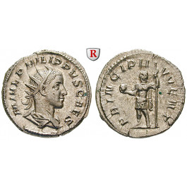 Römische Kaiserzeit, Philippus II., Caesar, Antoninian 244-246, st