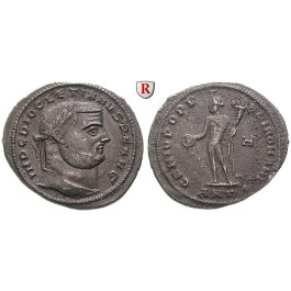 Römische Kaiserzeit, Diocletianus, Follis 304-305, ss+