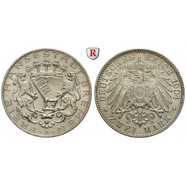 Deutsches Kaiserreich, Bremen, 2 Mark 1904, J, vz-st, J. 59