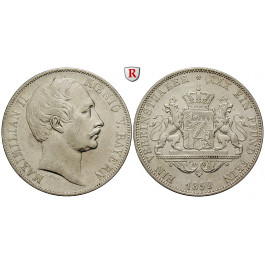 Bayern, Königreich, Maximilian II., Vereinstaler 1859, ss+