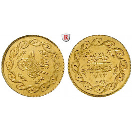 Osmanisches Reich, Mahmud II., Mahmudiye AH 1223 = 1833-1834, 1,34 g fein, vz