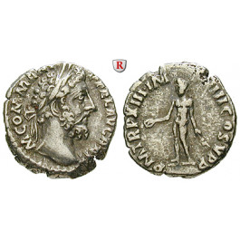 Römische Kaiserzeit, Commodus, Denar 188, ss+