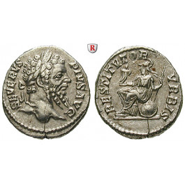 Römische Kaiserzeit, Septimius Severus, Denar 201-210, f.vz