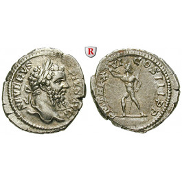 Römische Kaiserzeit, Septimius Severus, Denar 208, ss-vz
