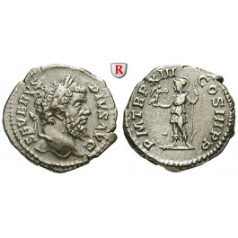Römische Kaiserzeit, Septimius Severus, Denar 205, ss-vz