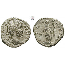 Römische Kaiserzeit, Septimius Severus, Denar 197-198, ss-vz