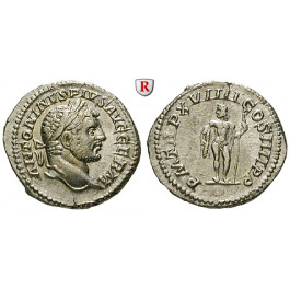 Römische Kaiserzeit, Caracalla, Denar 217, vz-st/vz