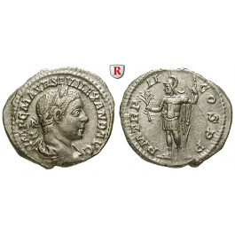 Römische Kaiserzeit, Severus Alexander, Denar 223, vz