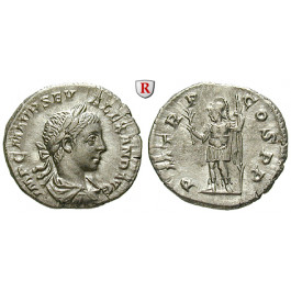 Römische Kaiserzeit, Severus Alexander, Denar 222, vz+