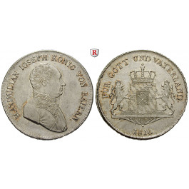 Bayern, Königreich, Maximilian I. Joseph, Konventionstaler 1810, ss+