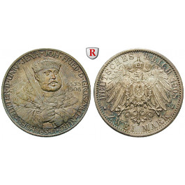 Deutsches Kaiserreich, Sachsen-Weimar-Eisenach, Wilhelm Ernst, 2 Mark 1908, Universität Jena, f.st, J. 160