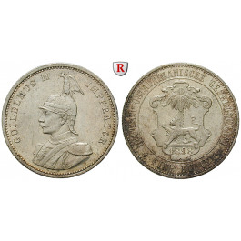 Nebengebiete, Deutsch-Ostafrika, 1 Rupie 1898, ss+, J. 713