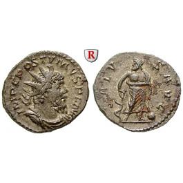 Römische Kaiserzeit, Postumus, Antoninian 266-267, ss-vz/ss