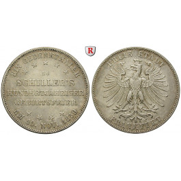 Frankfurt, Stadt, Vereinstaler 1859, ss-vz