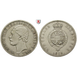 Mecklenburg, Mecklenburg-Strelitz, Friedrich Wilhelm, Vereinstaler 1870, ss