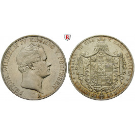 Brandenburg-Preussen, Königreich Preussen, Friedrich Wilhelm IV., Vereinsdoppeltaler 1846, ss-vz