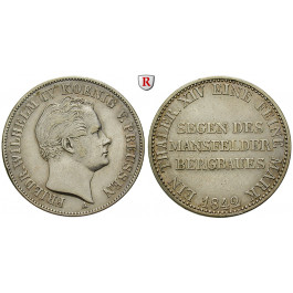 Brandenburg-Preussen, Königreich Preussen, Friedrich Wilhelm IV., Ausbeutetaler 1842, ss+