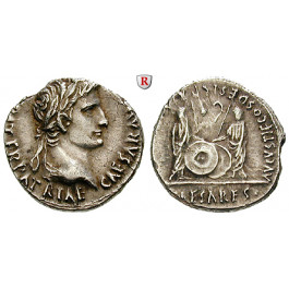 Römische Kaiserzeit, Augustus, Denar 2 v.-4 n.Chr., ss-vz/ss