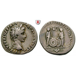 Römische Kaiserzeit, Augustus, Denar 2 v.-4 n.Chr., ss+