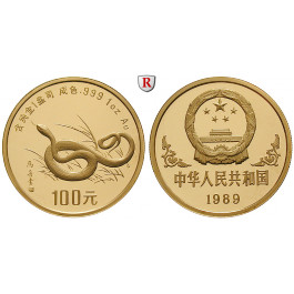 China, Volksrepublik, 100 Yuan 1989, PP