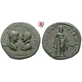 Römische Provinzialprägungen, Thrakien, Tomis, Tranquillina, Frau Gordianus III., Bronze um 244, ss+