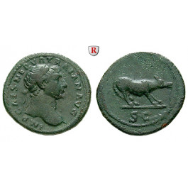 Römische Kaiserzeit, Traianus, Semis 109, ss