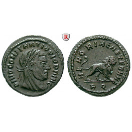 Römische Kaiserzeit, Constantius I., Halbfollis 317-318, vz+