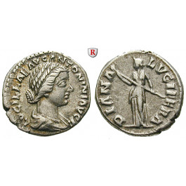 Römische Kaiserzeit, Lucilla, Frau des Lucius Verus, Denar 161-162, ss+