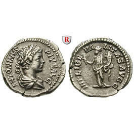 Römische Kaiserzeit, Caracalla, Denar 204, ss-vz