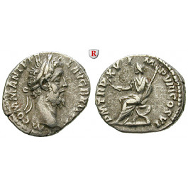Römische Kaiserzeit, Commodus, Denar 190, ss+