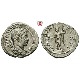 Römische Kaiserzeit, Severus Alexander, Denar 225, f.vz