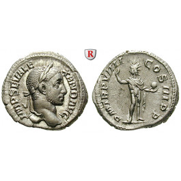 Römische Kaiserzeit, Severus Alexander, Denar 230, vz+