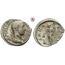 Römische Kaiserzeit, Severus Alexander, Denar 226, vz/vz-st