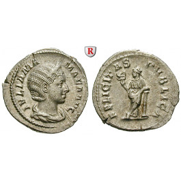 Römische Kaiserzeit, Julia Mamaea, Mutter des Severus Alexander, Denar 228, vz+/f.vz