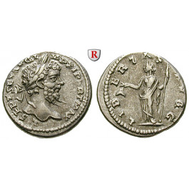 Römische Kaiserzeit, Septimius Severus, Denar 198-200, vz/ss-vz