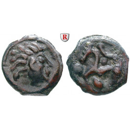Gallien, Senones, Potin-Einheit 1.Jh. v.Chr., ss+