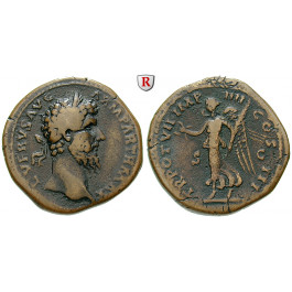 Römische Kaiserzeit, Lucius Verus, Sesterz 167, ss