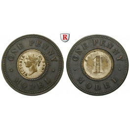 Grossbritannien, Victoria, Penny o.J. (1844-1848), ss