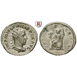 Römische Kaiserzeit, Philippus I., Antoninian, vz-st/vz