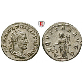 Römische Kaiserzeit, Philippus I., Antoninian 244-249, vz-st