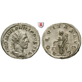 Römische Kaiserzeit, Philippus I., Antoninian 244-249, vz-st