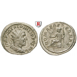 Römische Kaiserzeit, Philippus I., Antoninian, vz+