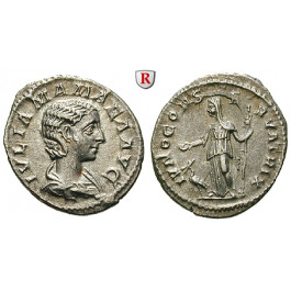 Römische Kaiserzeit, Julia Mamaea, Mutter des Severus Alexander, Denar 222, ss-vz